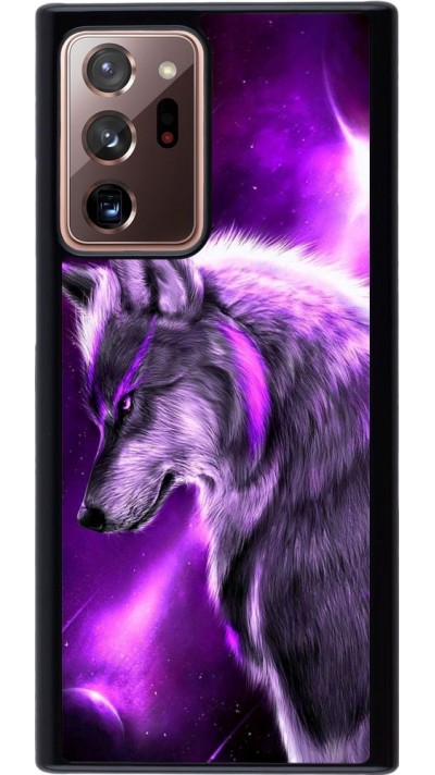 Coque Samsung Galaxy Note 20 Ultra - Purple Sky Wolf
