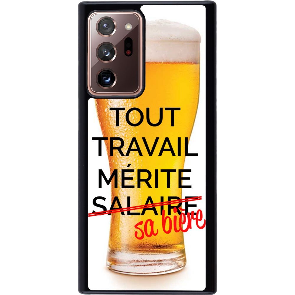 Hülle Samsung Galaxy Note 20 Ultra - Tout travail mérite sa bière