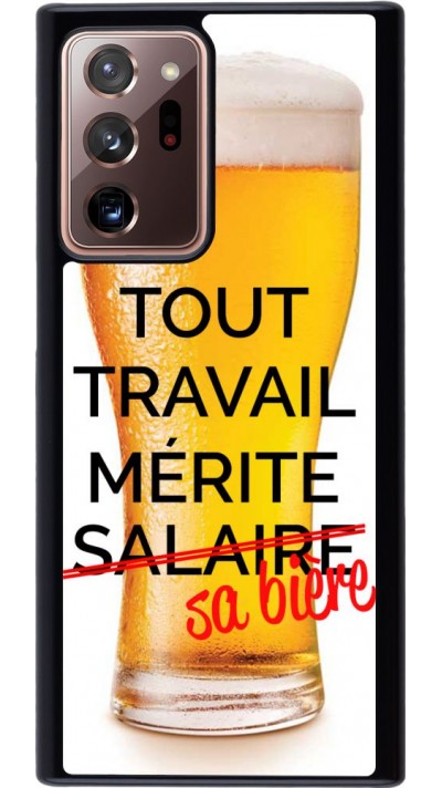 Coque Samsung Galaxy Note 20 Ultra - Tout travail mérite sa bière