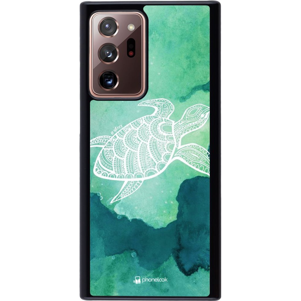 Coque Samsung Galaxy Note 20 Ultra - Turtle Aztec Watercolor