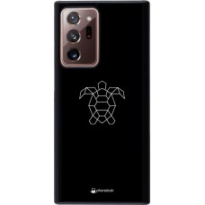 Coque Samsung Galaxy Note 20 Ultra - Turtles lines on black