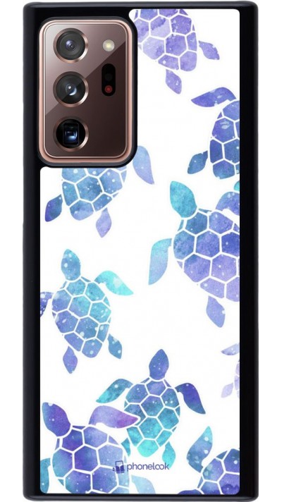 Coque Samsung Galaxy Note 20 Ultra - Turtles pattern watercolor