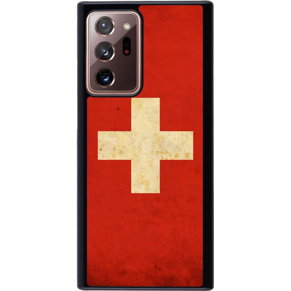 Hülle Samsung Galaxy Note 20 Ultra - Vintage Flag SWISS