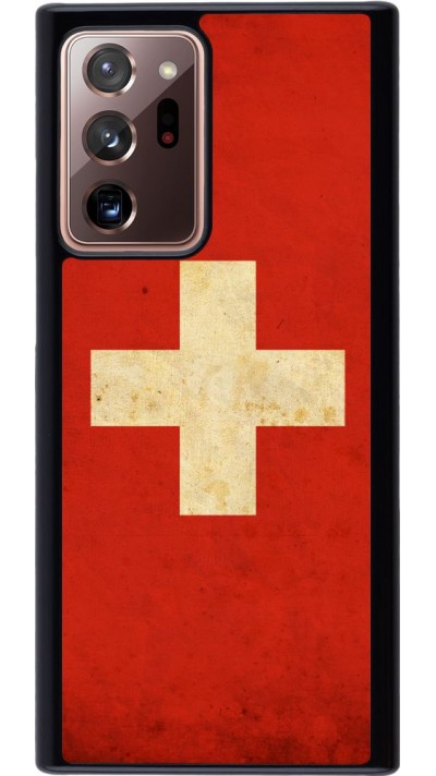 Coque Samsung Galaxy Note 20 Ultra - Vintage Flag SWISS