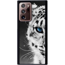 Coque Samsung Galaxy Note 20 Ultra - White tiger blue eye