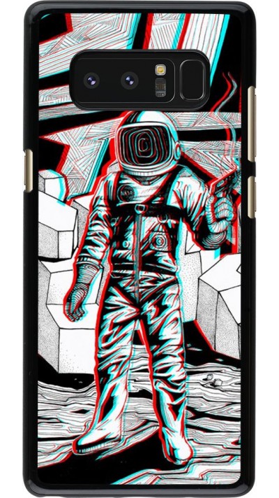 Hülle Samsung Galaxy Note8 - Anaglyph Astronaut