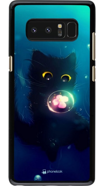 Coque Samsung Galaxy Note8 - Cute Cat Bubble