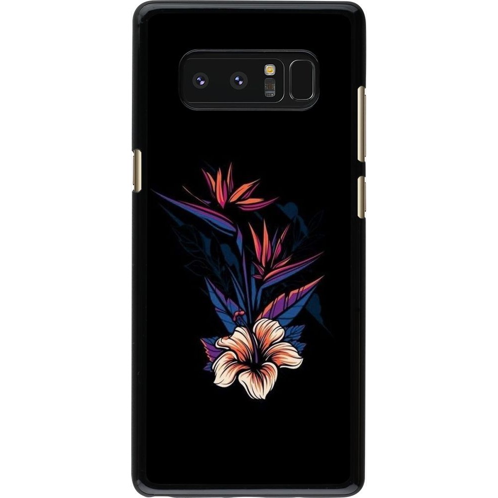 Hülle Samsung Galaxy Note8 - Dark Flowers