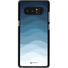 Coque Samsung Galaxy Note8 - Flat Blue Waves