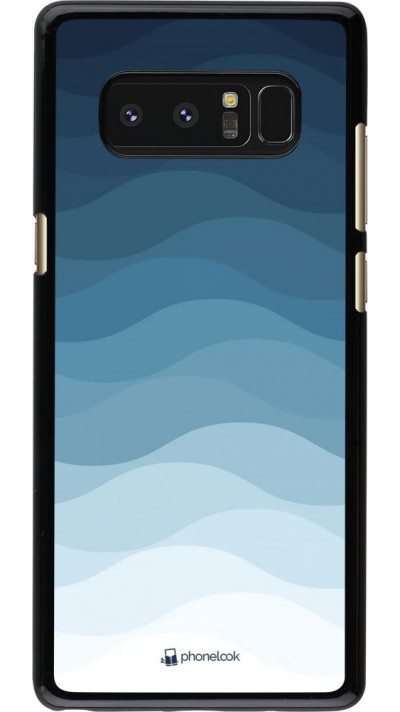 Hülle Samsung Galaxy Note8 - Flat Blue Waves