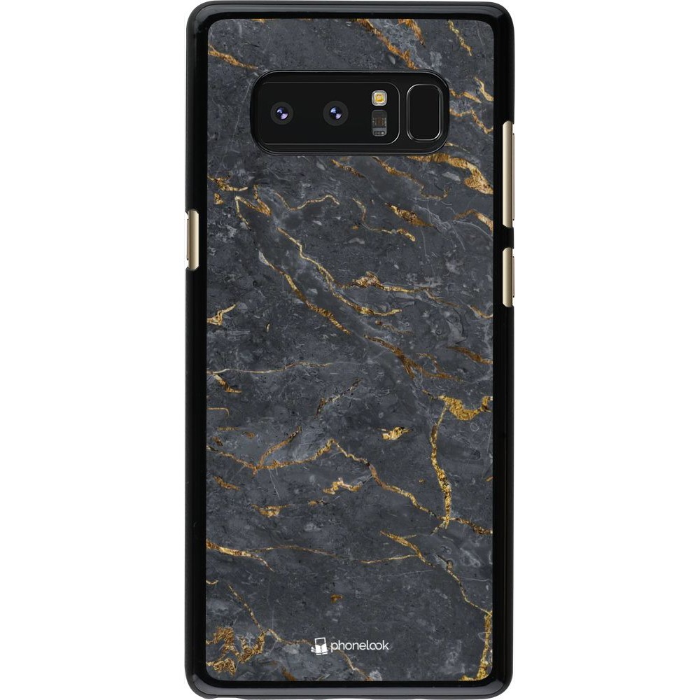 Coque Samsung Galaxy Note8 - Grey Gold Marble