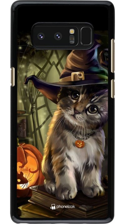 Coque Samsung Galaxy Note8 - Halloween 21 Witch cat