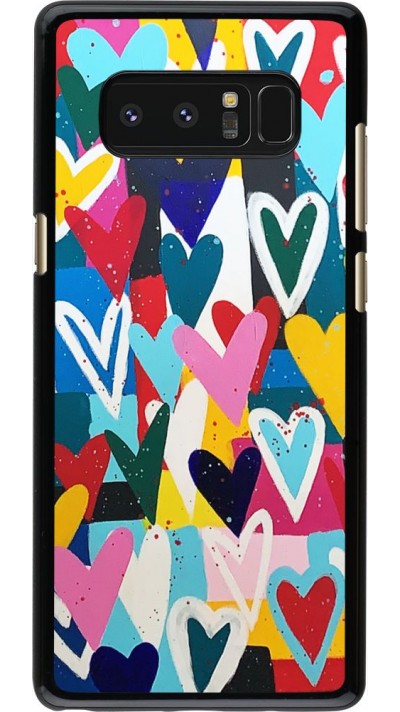 Coque Samsung Galaxy Note8 - Joyful Hearts
