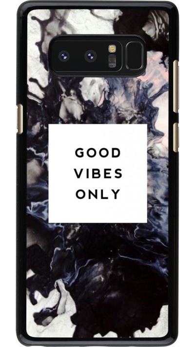 Hülle Samsung Galaxy Note 8 - Marble Good Vibes Only