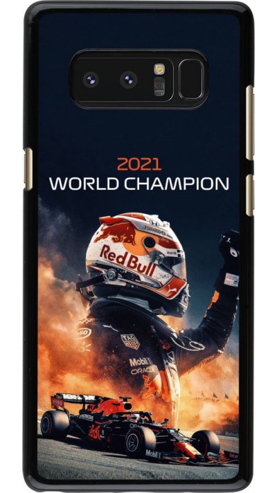 Coque Samsung Galaxy Note8 - Max Verstappen 2021 World Champion