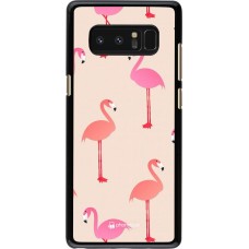 Coque Samsung Galaxy Note8 - Pink Flamingos Pattern