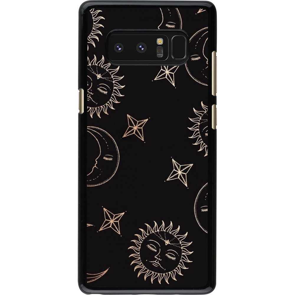 Coque Samsung Galaxy Note8 - Suns and Moons