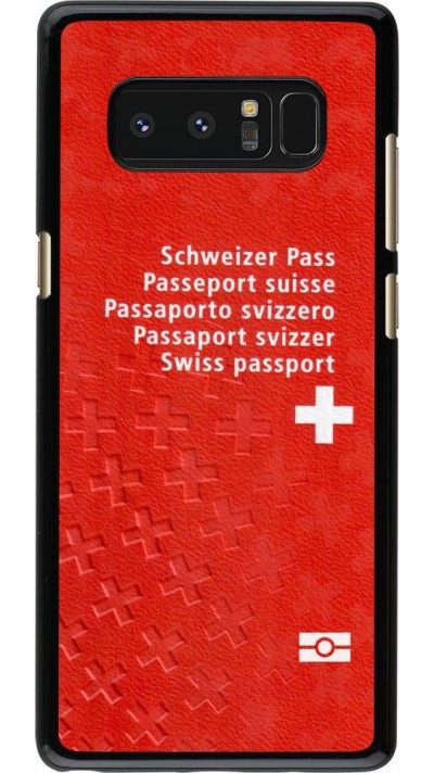Hülle Samsung Galaxy Note 8 - Swiss Passport