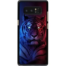 Coque Samsung Galaxy Note8 - Tiger Blue Red