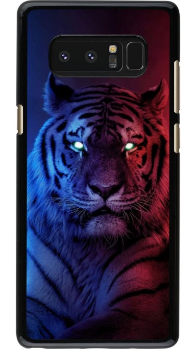 Coque Samsung Galaxy Note8 - Tiger Blue Red