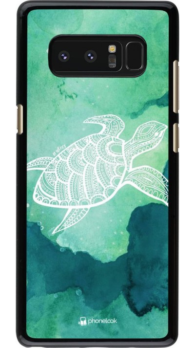 Coque Samsung Galaxy Note8 - Turtle Aztec Watercolor