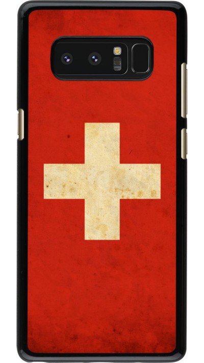 Hülle Samsung Galaxy Note 8 - Vintage Flag SWISS