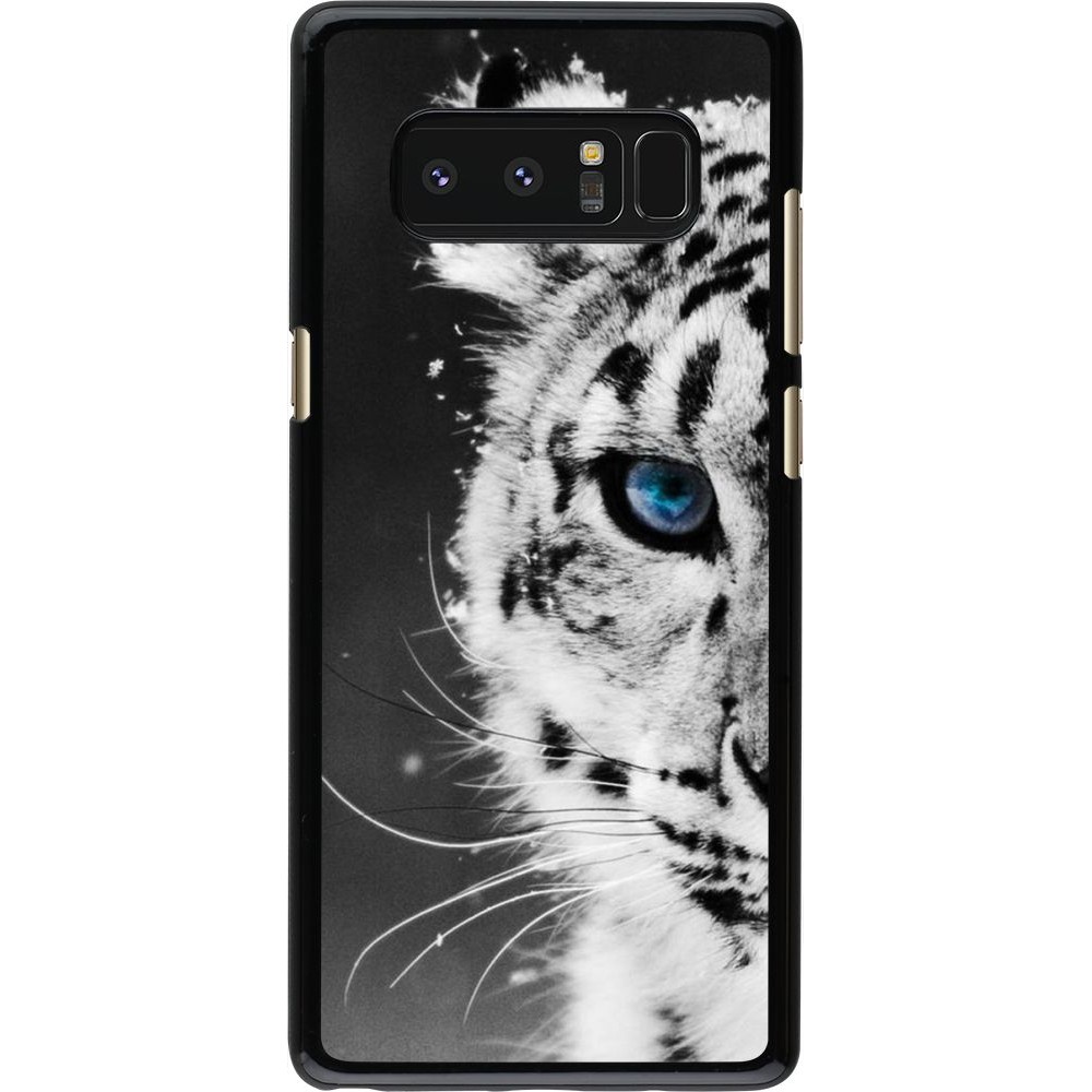 Hülle Samsung Galaxy Note8 - White tiger blue eye