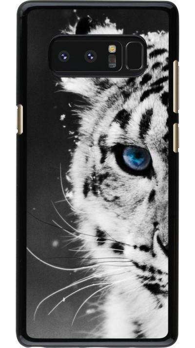 Hülle Samsung Galaxy Note8 - White tiger blue eye