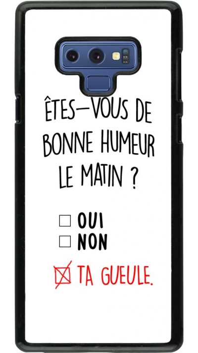 Coque Samsung Galaxy Note9 - Bonne humeur matin