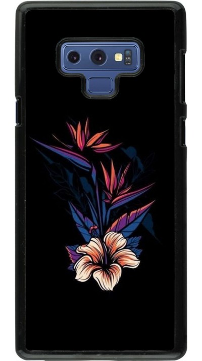 Coque Samsung Galaxy Note9 - Dark Flowers