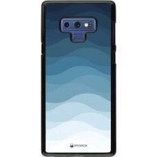 Hülle Samsung Galaxy Note9 - Flat Blue Waves