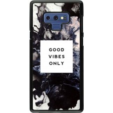 Coque Samsung Galaxy Note9 - Marble Good Vibes Only