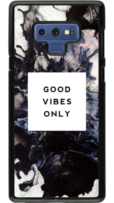 Coque Samsung Galaxy Note9 - Marble Good Vibes Only