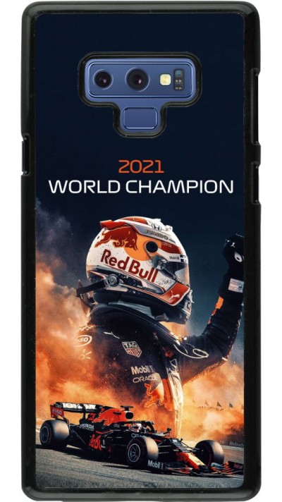 Coque Samsung Galaxy Note9 - Max Verstappen 2021 World Champion