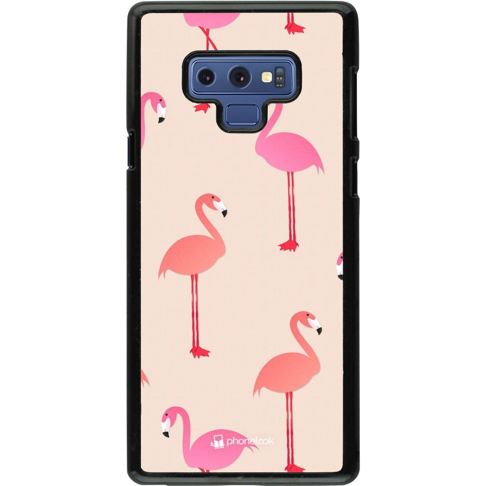 Coque Samsung Galaxy Note9 - Pink Flamingos Pattern