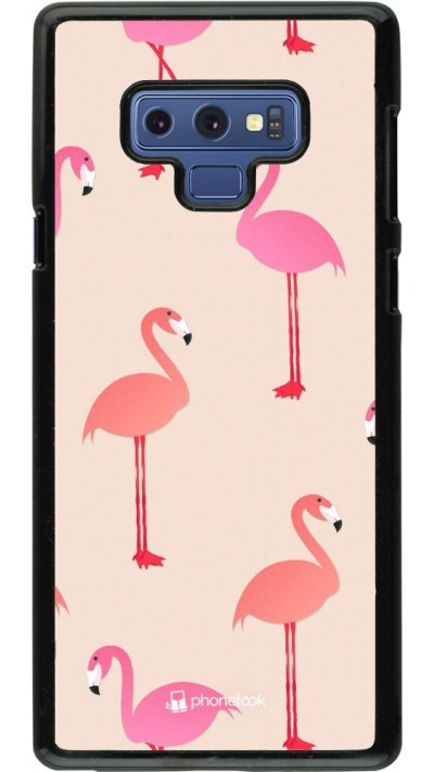 Coque Samsung Galaxy Note9 - Pink Flamingos Pattern