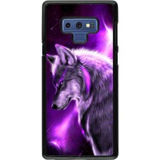 Coque Samsung Galaxy Note9 - Purple Sky Wolf
