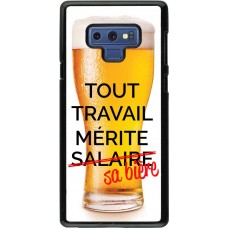 Coque Samsung Galaxy Note9 - Tout travail mérite sa bière