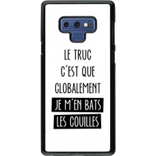 Coque Samsung Galaxy Note9 - Le truc globalement bats les couilles