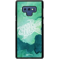 Coque Samsung Galaxy Note9 - Turtle Aztec Watercolor