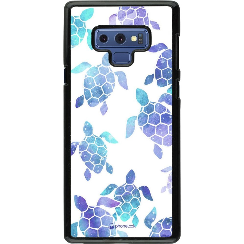 Coque Samsung Galaxy Note9 - Turtles pattern watercolor