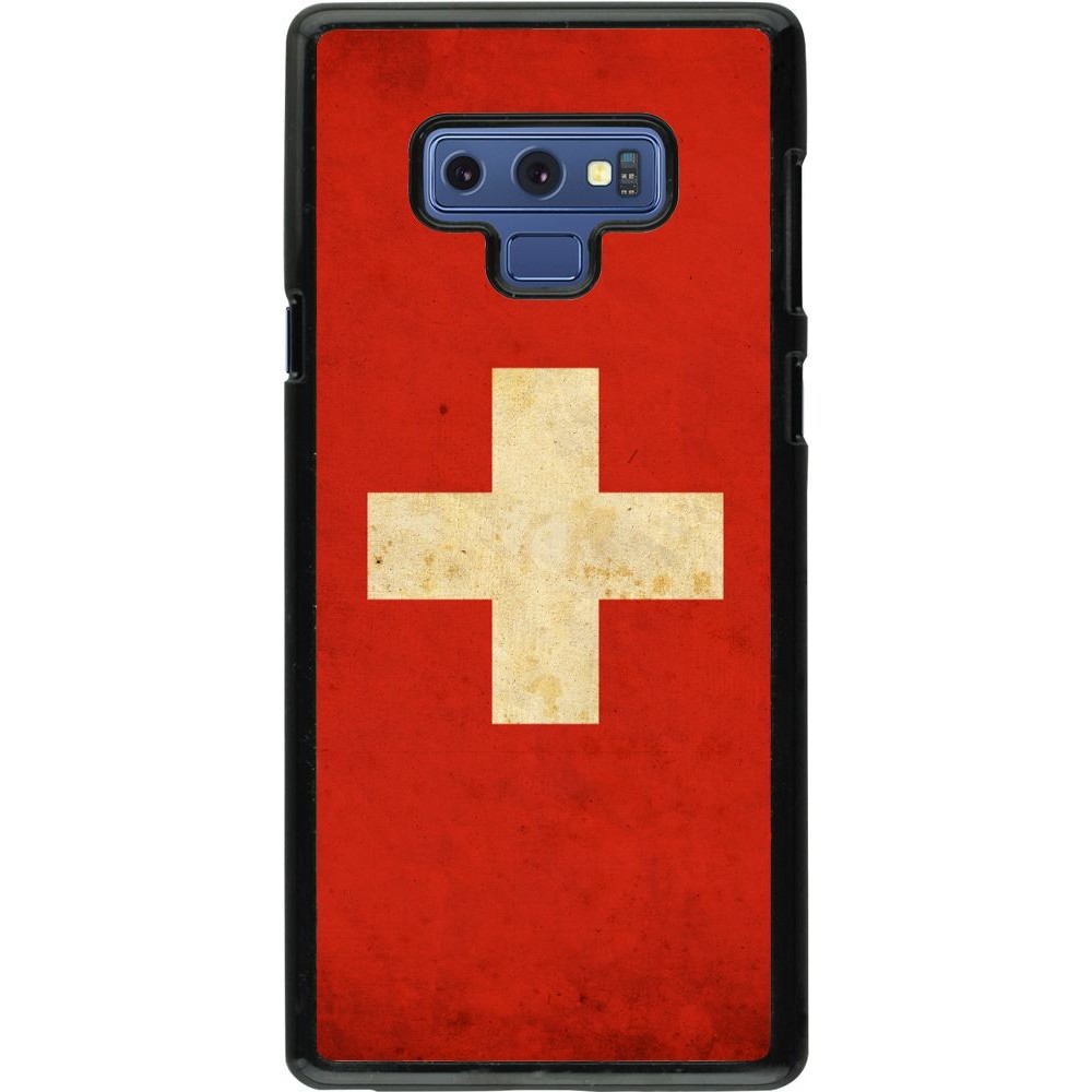 Hülle Samsung Galaxy Note9 - Vintage Flag SWISS