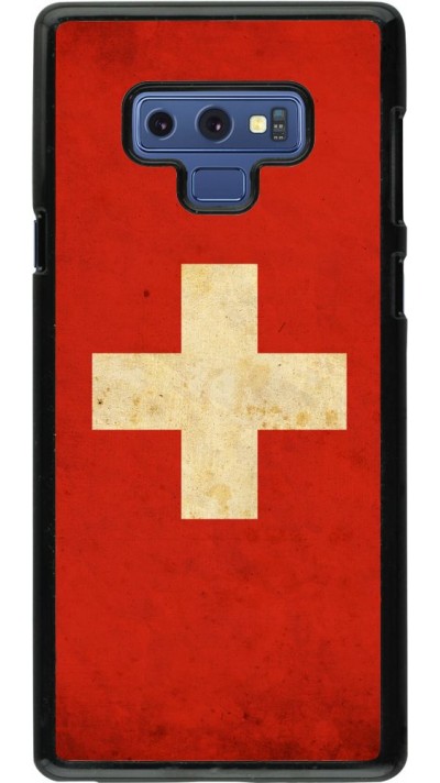 Hülle Samsung Galaxy Note9 - Vintage Flag SWISS