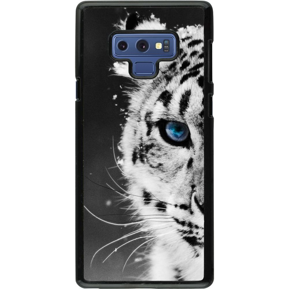 Coque Samsung Galaxy Note9 - White tiger blue eye