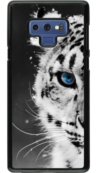 Coque Samsung Galaxy Note9 - White tiger blue eye