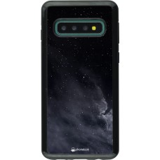 Hülle Samsung Galaxy S10 - Hybrid Armor schwarz Black Sky Clouds