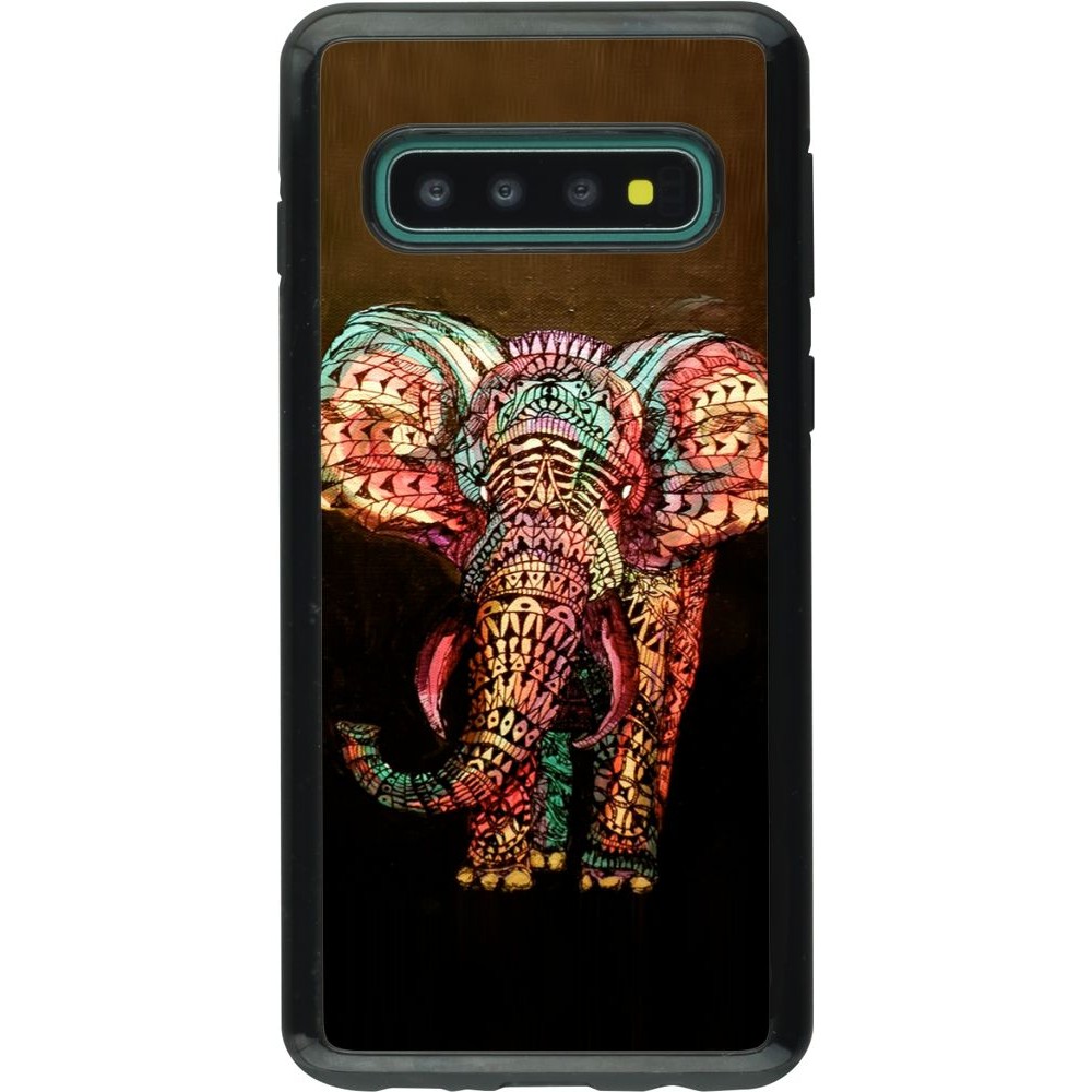 Hülle Samsung Galaxy S10 - Hybrid Armor schwarz Elephant 02