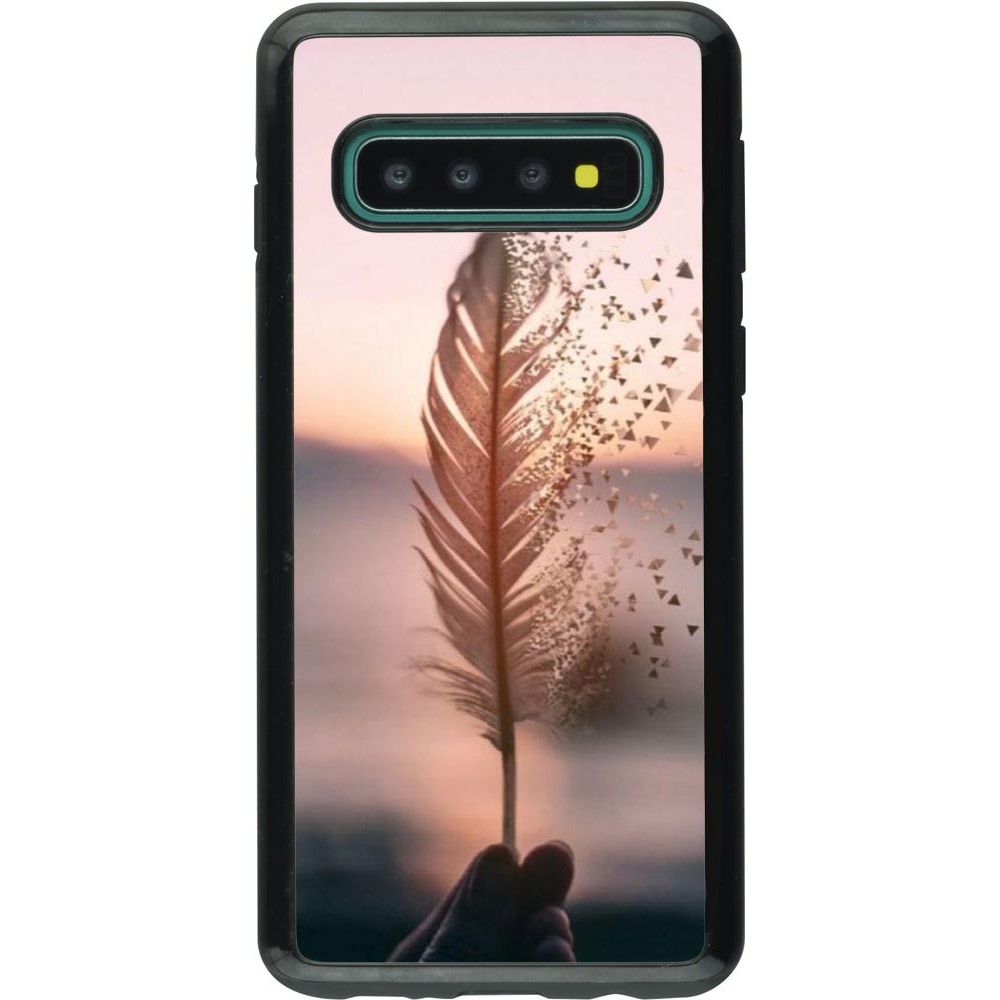 Hülle Samsung Galaxy S10 - Hybrid Armor schwarz Hello September 11 19