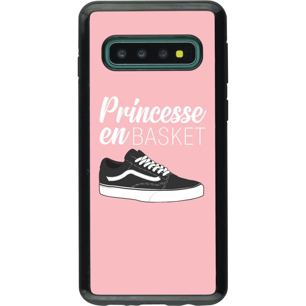 Hülle Samsung Galaxy S10 - Hybrid Armor schwarz princesse en basket