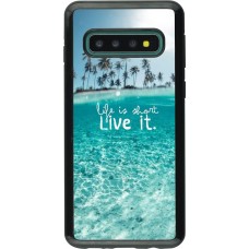 Hülle Samsung Galaxy S10 - Hybrid Armor schwarz Summer 18 24